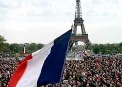 Демонстрация против кандидата в президенты Франции Жана Мари Ле Пена (2002 год)