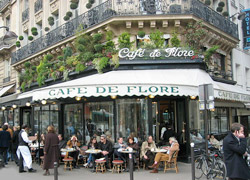 Кафе de Flore Париж