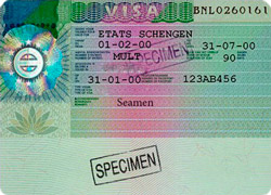 Шенгенская виза моряка