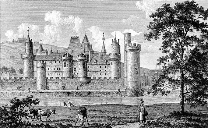 Луврский замок в 13 веке