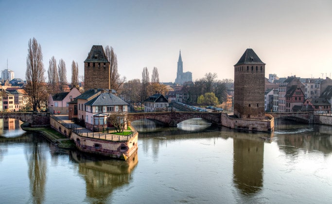 Один из мостов Страсбурга