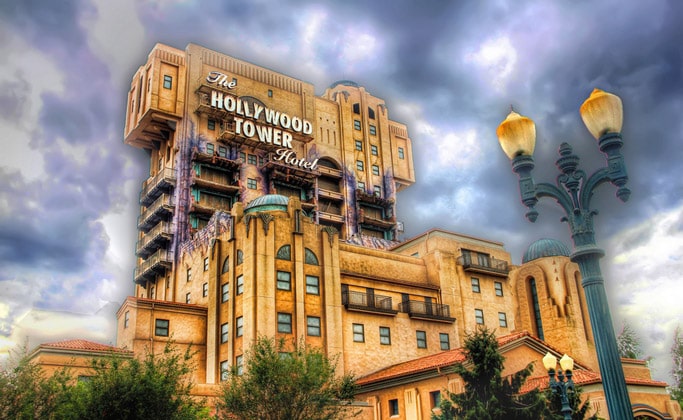 Отель The Hollywood Tower парижской студии Уолта Диснея