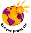 Логотип языковой школы Accent Francais