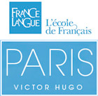 Логотип языковой школы France Langue Paris Victor Hugo