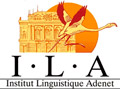 Логотип языковой школы Institut Linguistique Adenet (ILA)