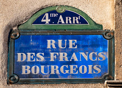 Парижская улица Фран-Буржуа
