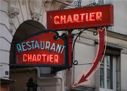 Ресторан Chartier в Париже (район Больших бульваров)
