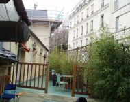 Терраса молодежного общежития Le Village Париж