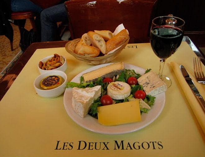 Меню Les Deux Magots