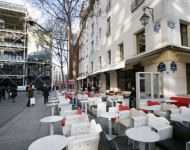 Кафе Beaubourg в Париже