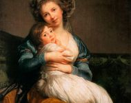 Картина Елизавета-Луиза Виже Лебрён с дочерью