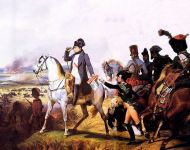 Наполеон Бонапарт на поле битвы