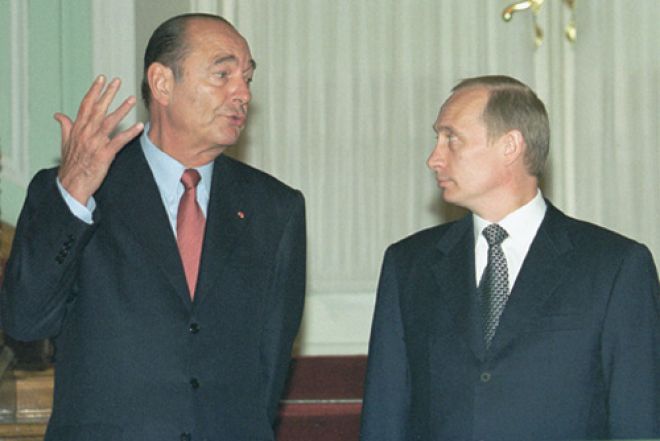 Жак Ширак в Москве