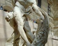 Скульптура Милон Кротонский музея Лувр