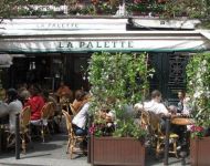 Кафе La Palette в Париже