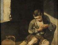 Картина маленький нищий (испанская живопись Бартоломео Эстебан Мурильо)
